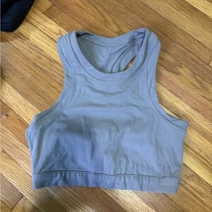 SET Active Sportbody Gray Crop Top